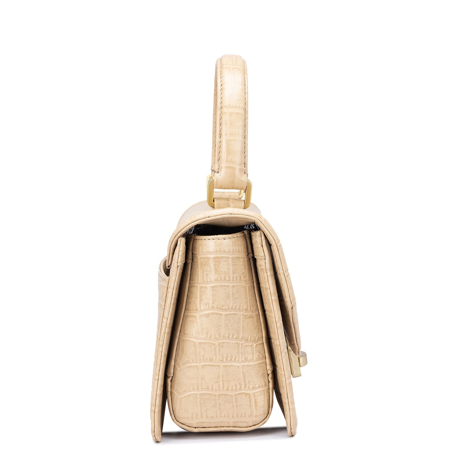Olga Satchel Bag- Beige