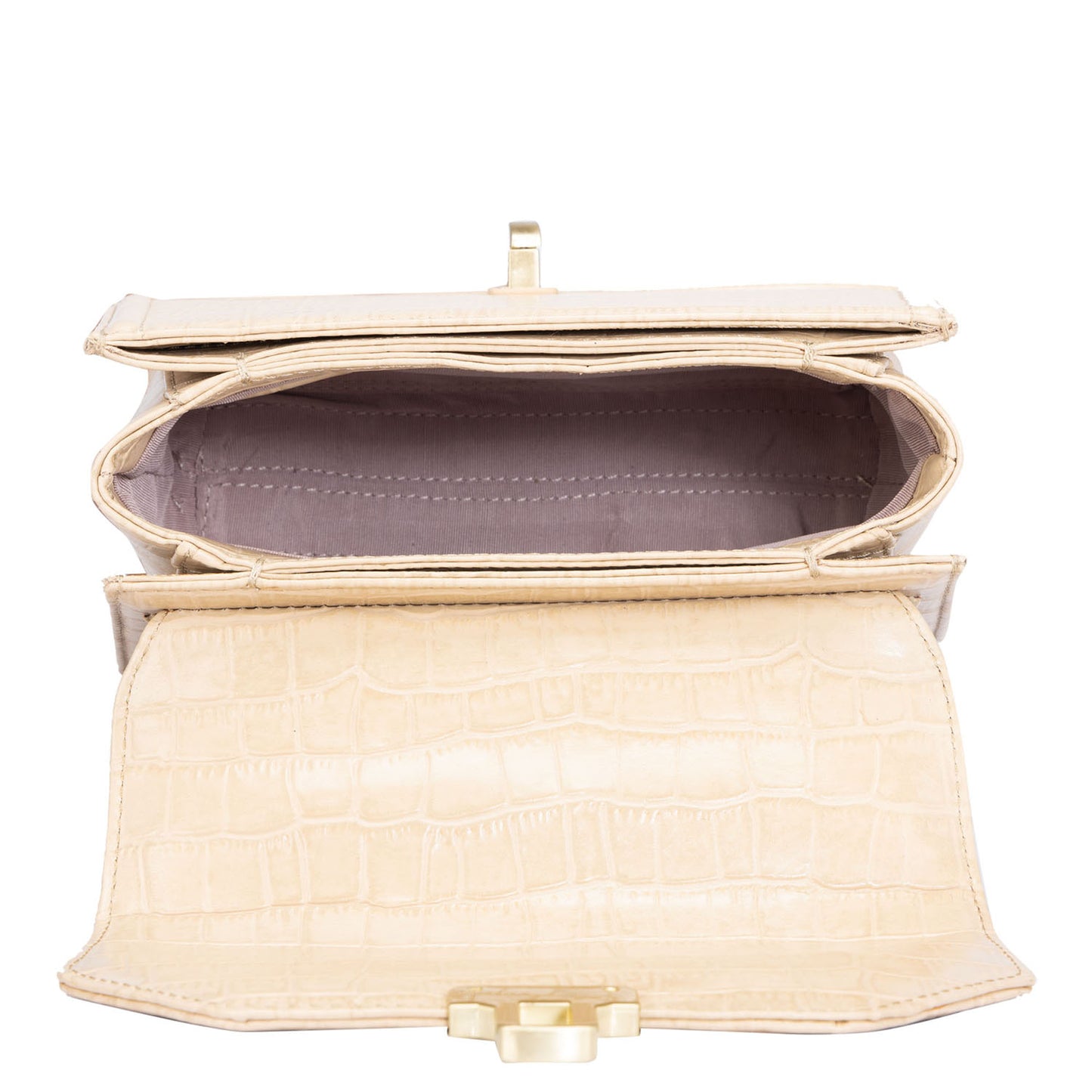 Olga Satchel Bag- Beige