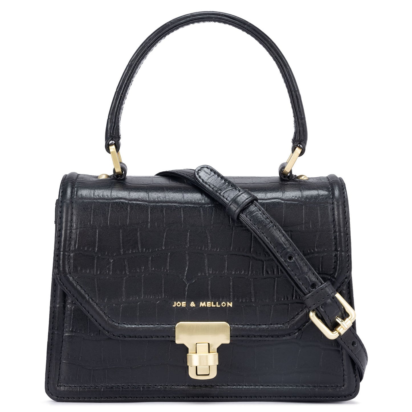 Olga Satchel Bag- Black