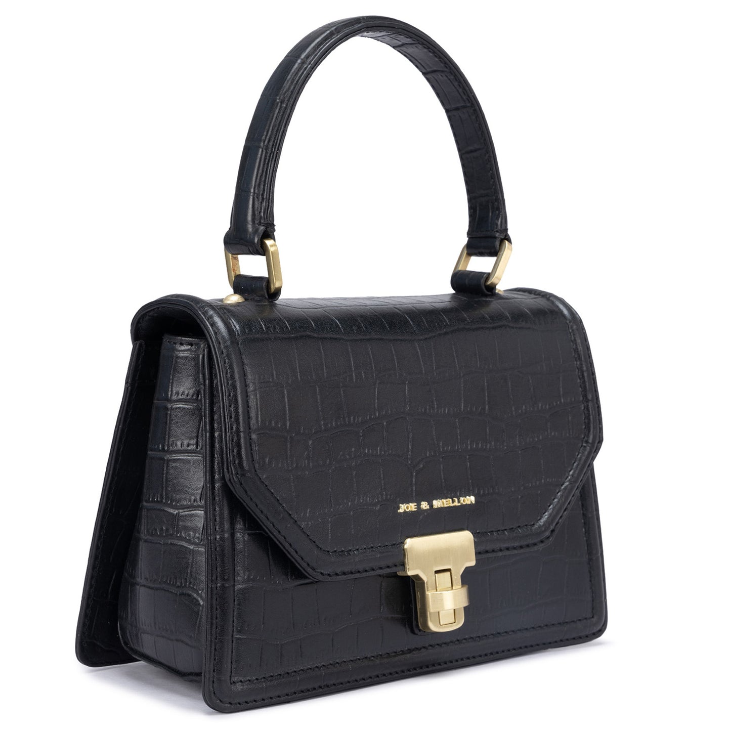 Olga Satchel Bag- Black