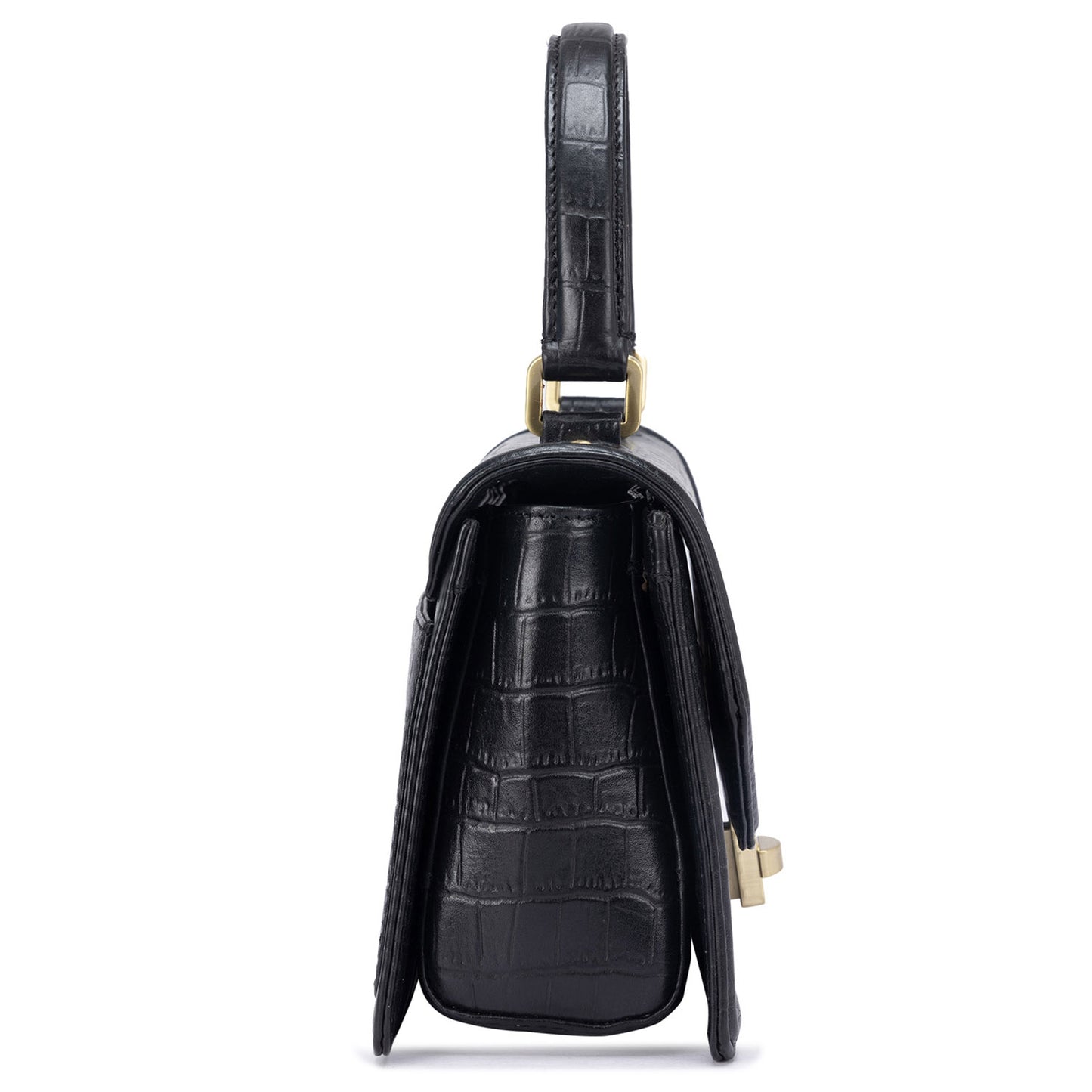 Olga Satchel Bag- Black