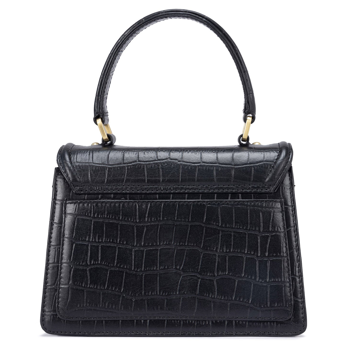 Olga Satchel Bag- Black