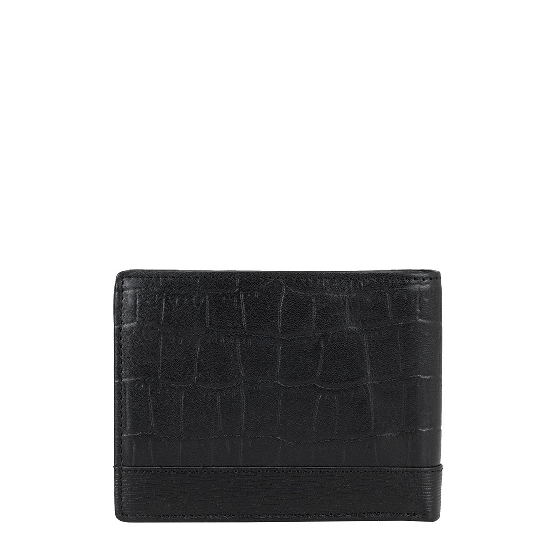 Locus Men Wallet & Belt Gift Set- Black