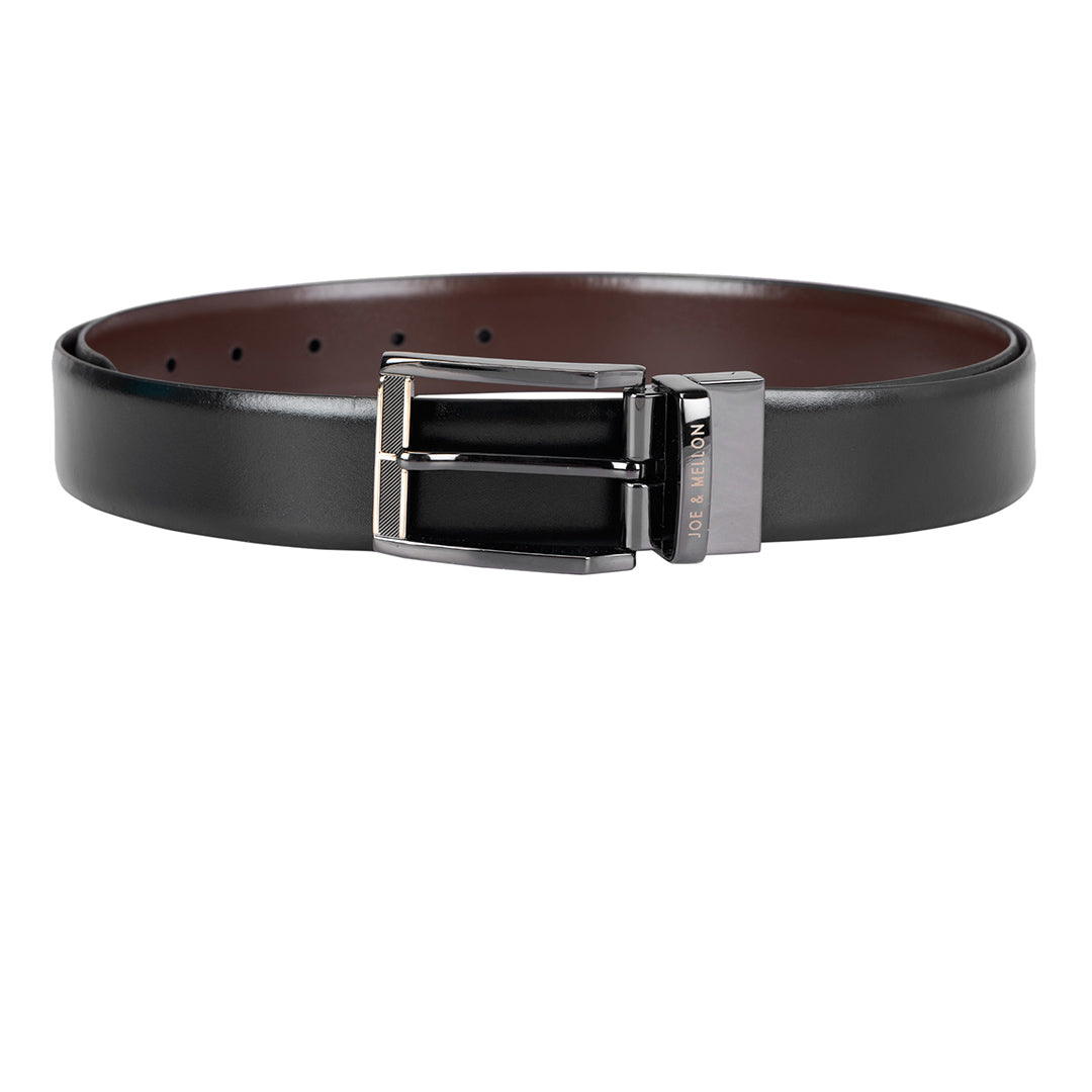 Locus Men Wallet & Belt Gift Set- Black