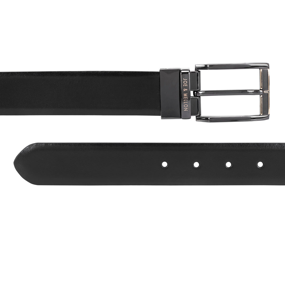 Locus Men Wallet & Belt Gift Set- Black
