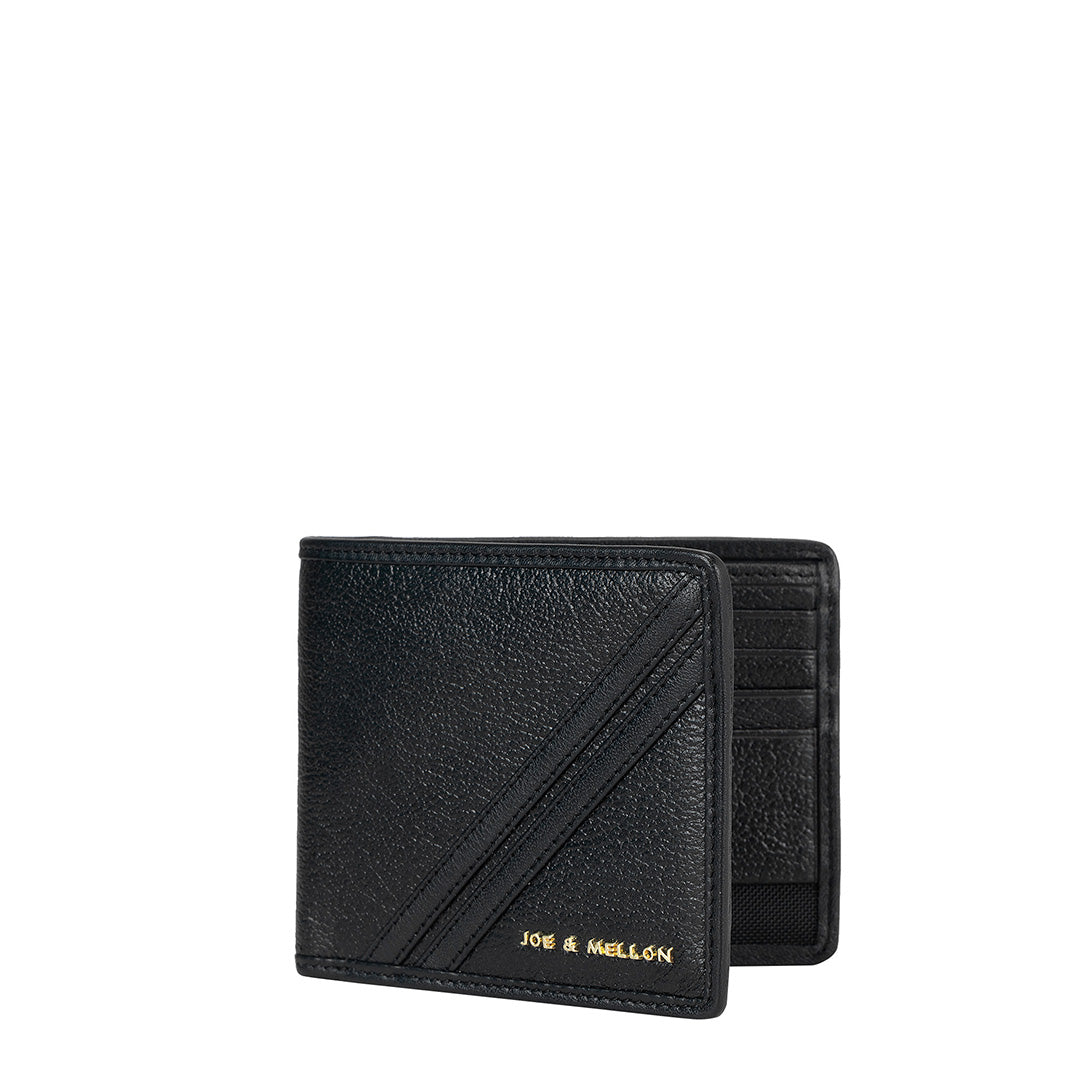 Cion Men Wallet & Ladies Wallet Gift Set- Black