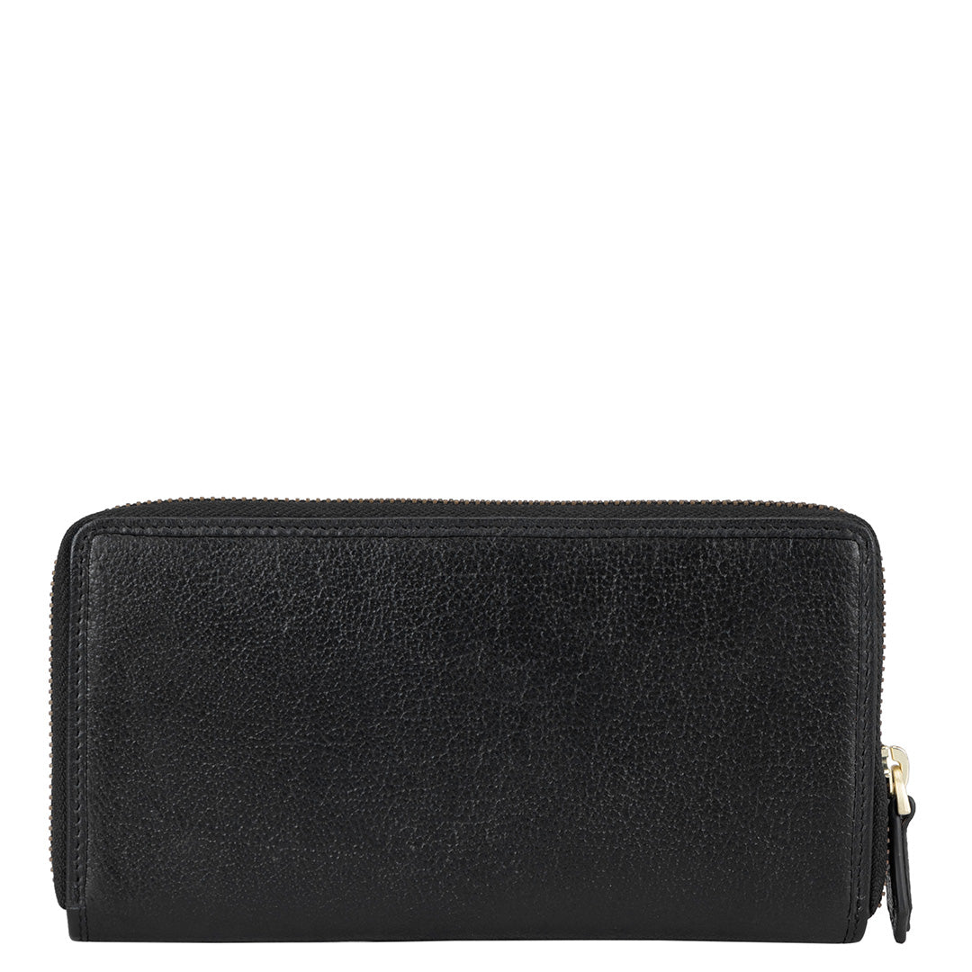 Cion Men Wallet & Ladies Wallet Gift Set- Black
