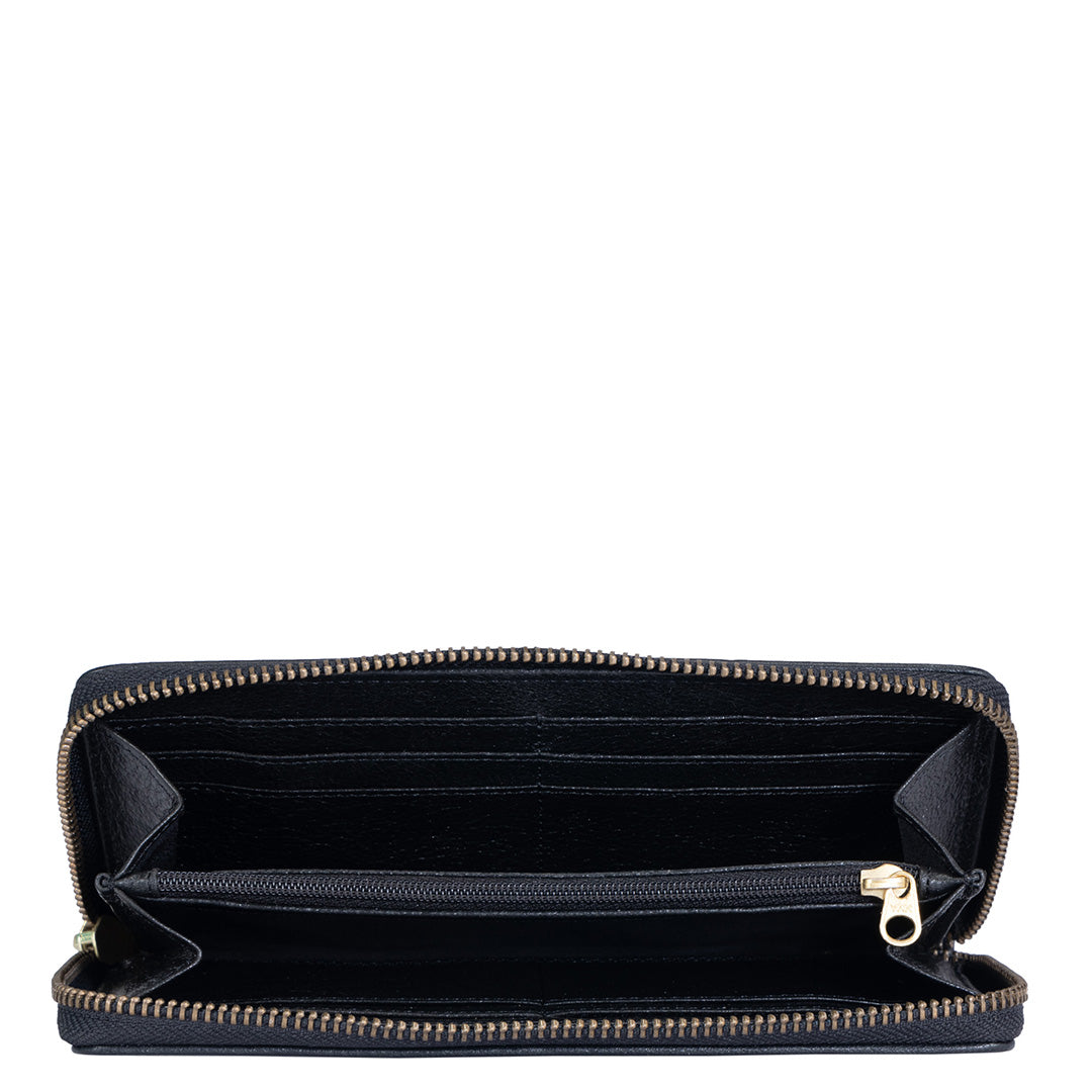 Cion Men Wallet & Ladies Wallet Gift Set- Black