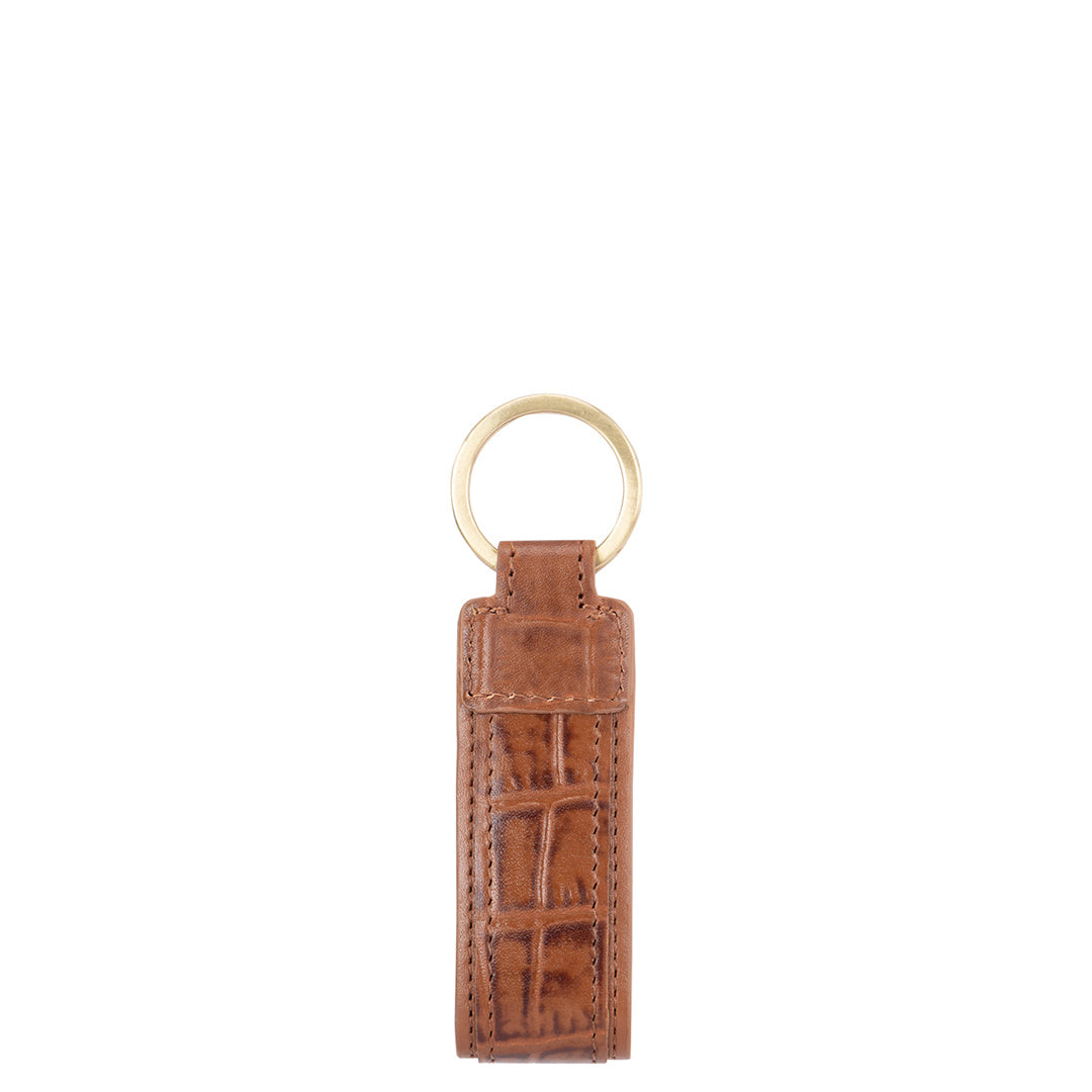 Arden Men Wallet & Key Chain Gift Set- Cognac