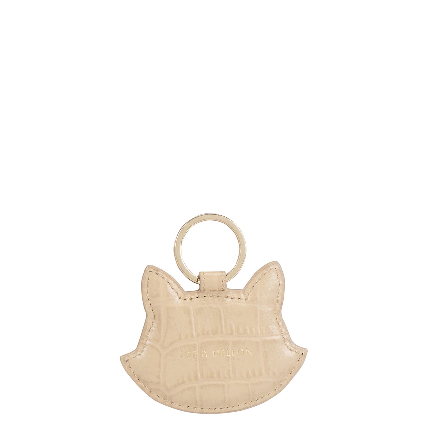 Riley Key Chain- Beige & Pink