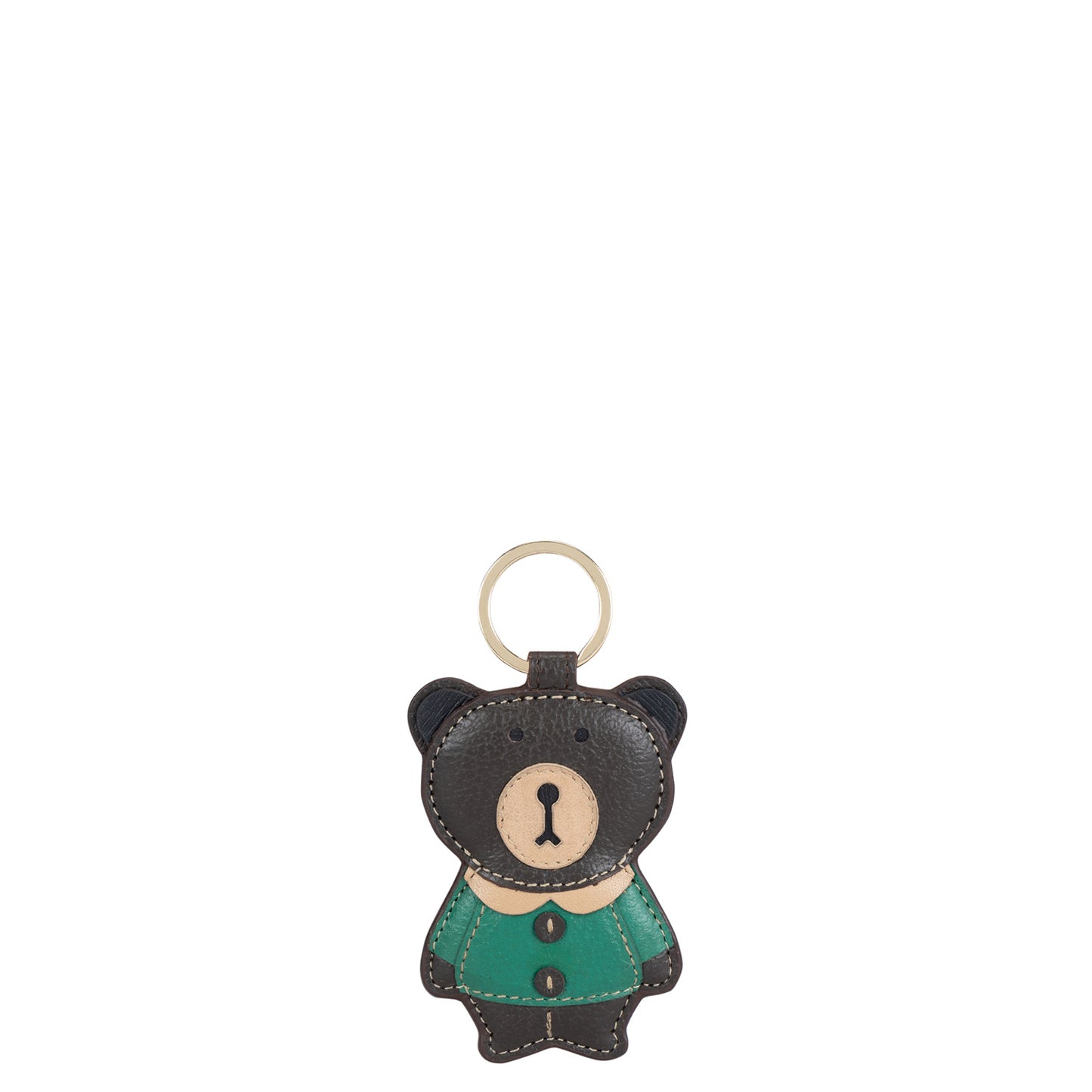 Nixi Key Chain- Brown & Green