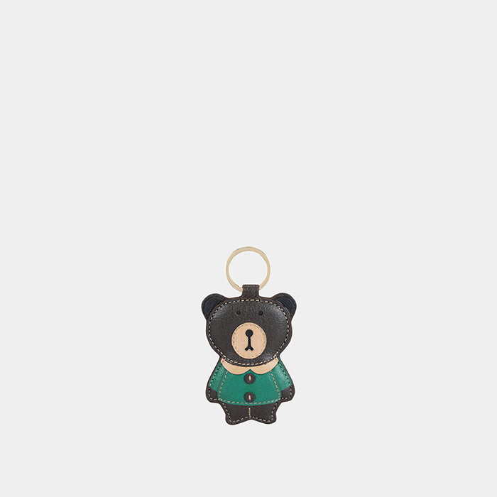 Nixi Key Chain- Brown & Green