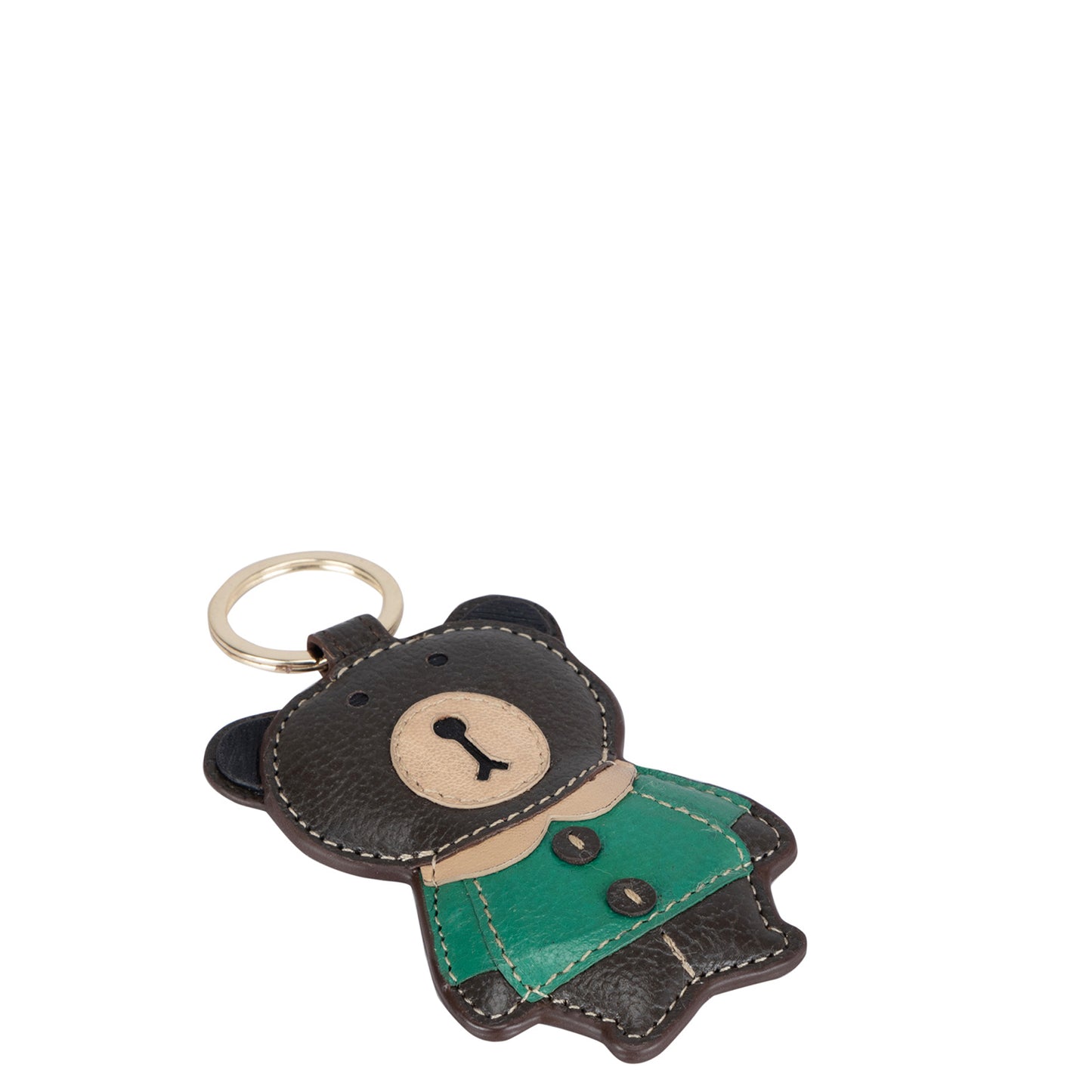 Nixi Key Chain- Brown & Green