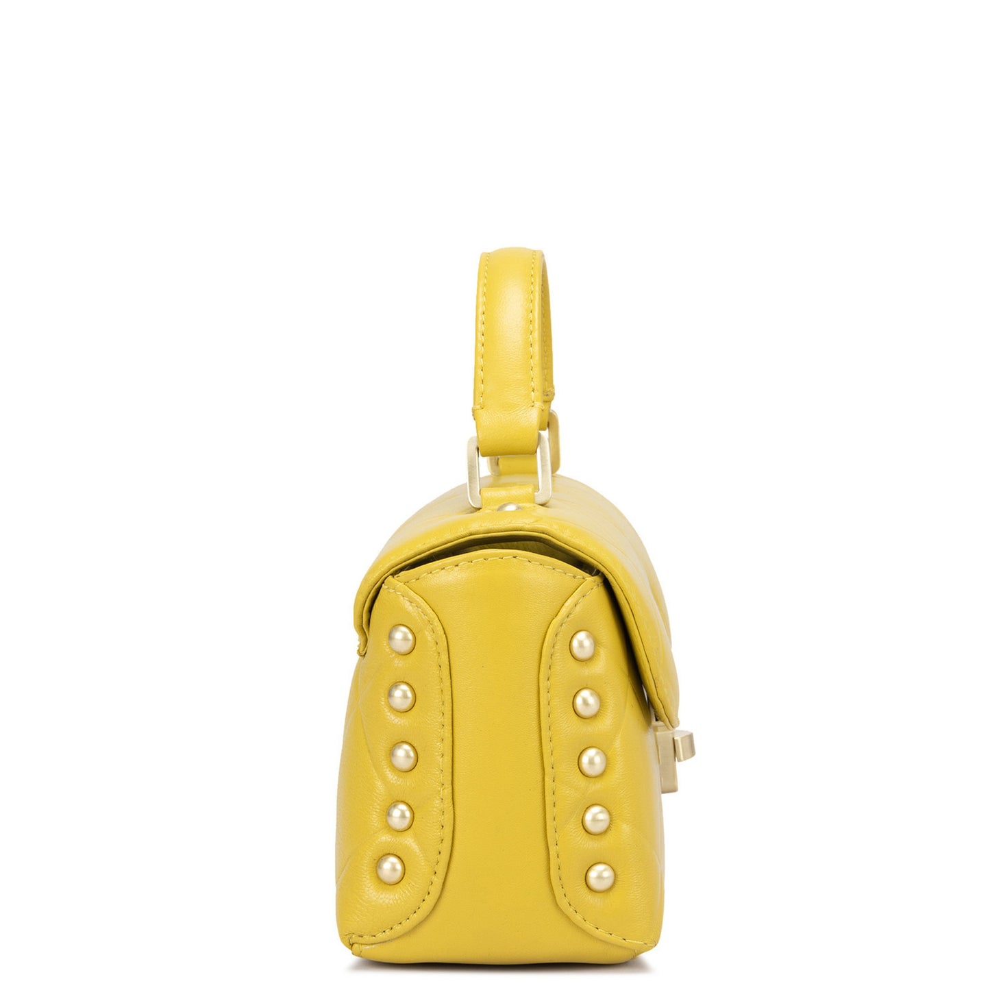 Catherine Satchel Bag- Yellow