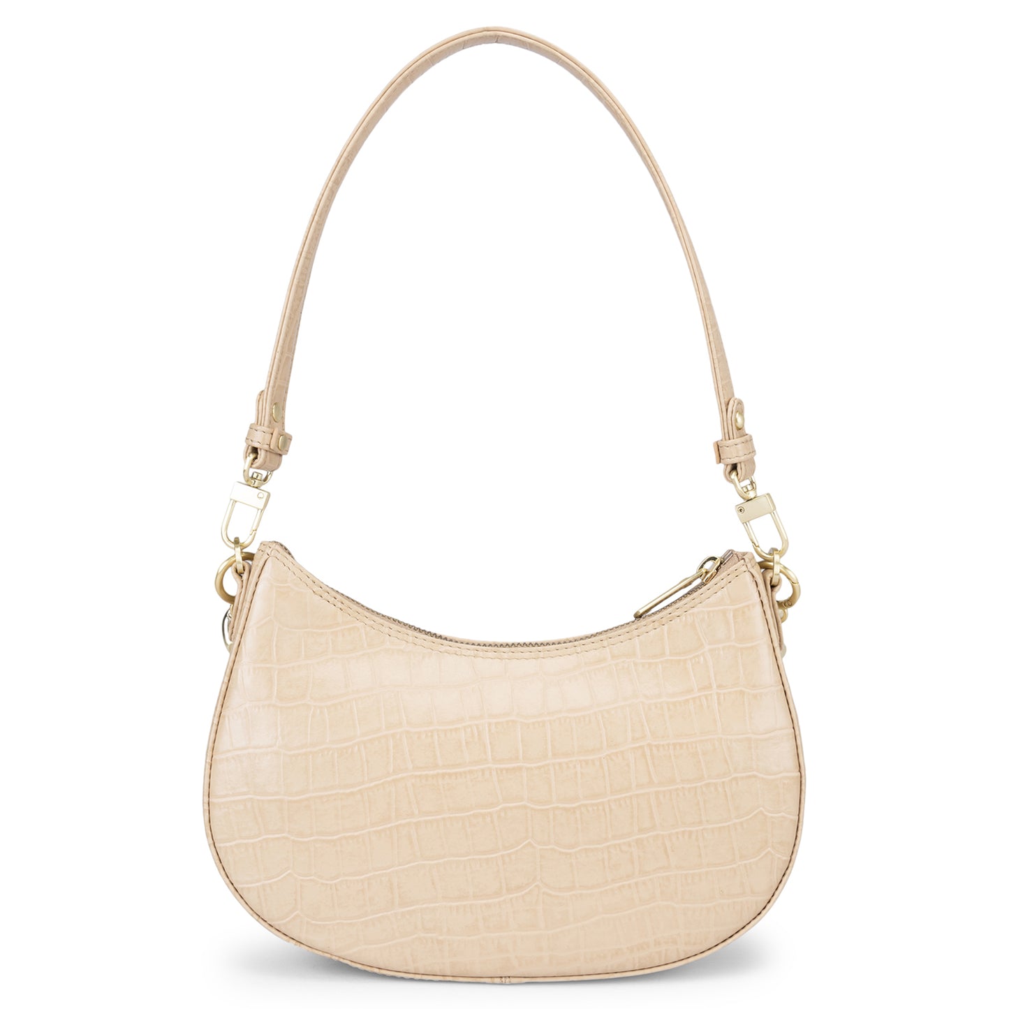 Emma Baguette Bag - Beige