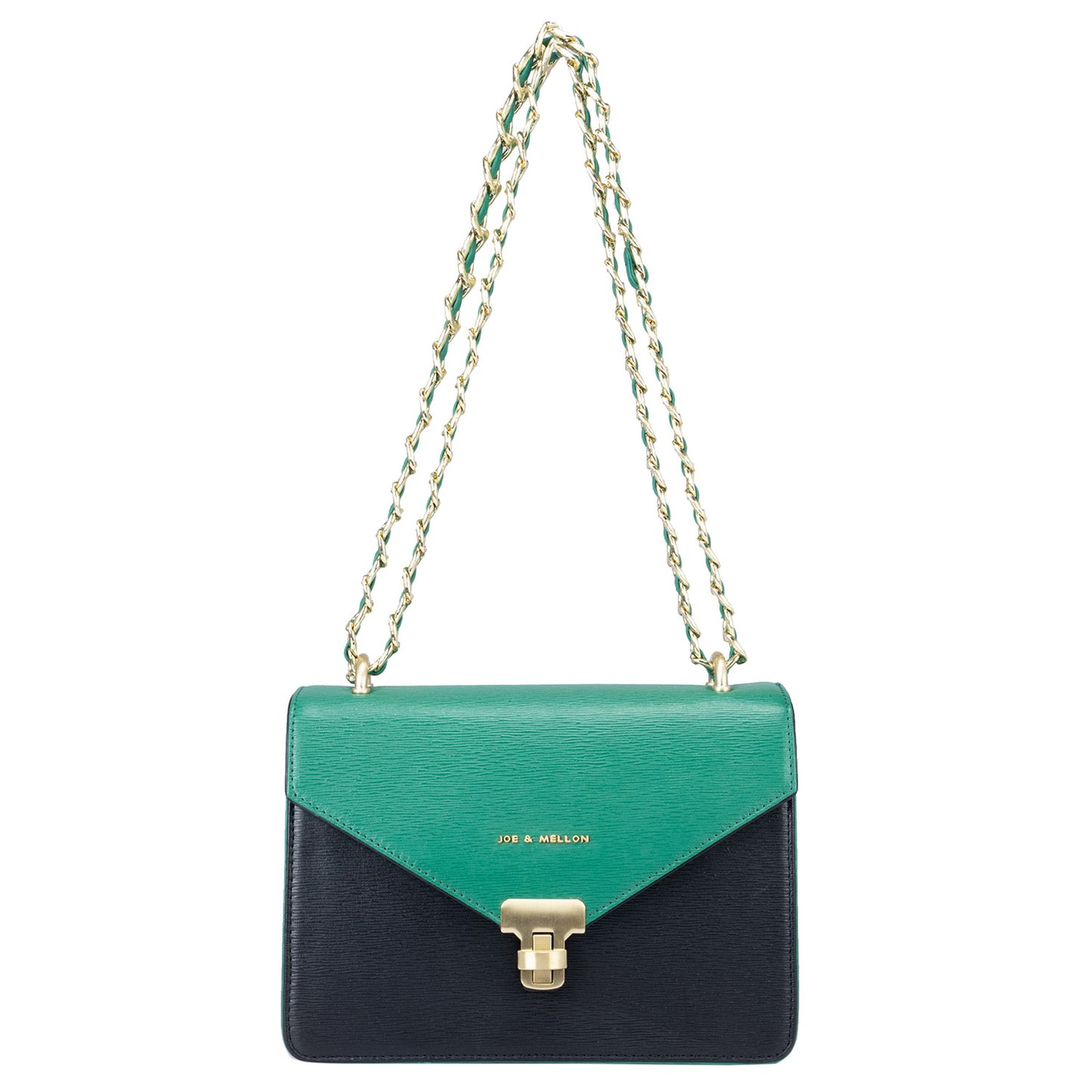 Grace Sling Bag - Green & Black