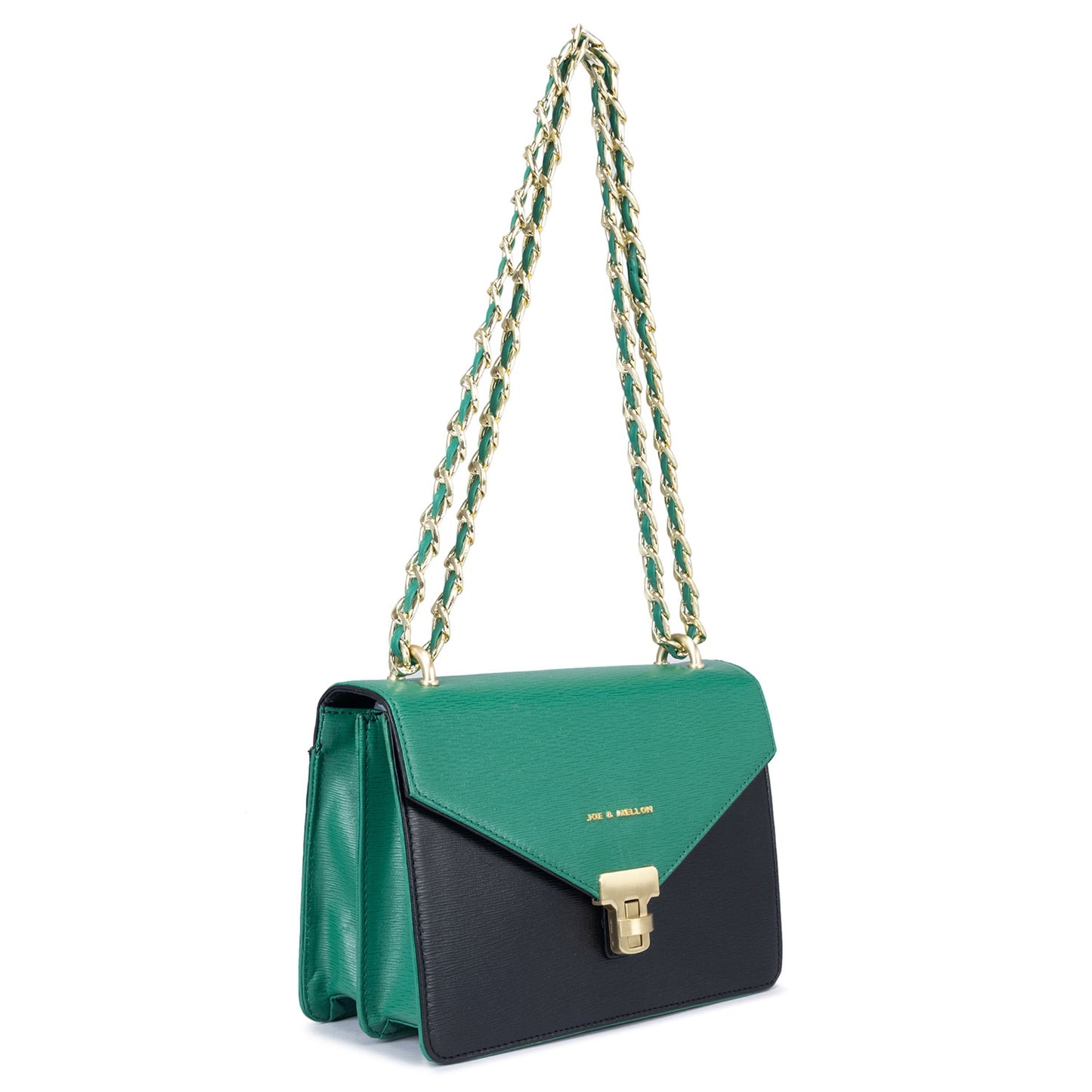 Grace Sling Bag - Green & Black