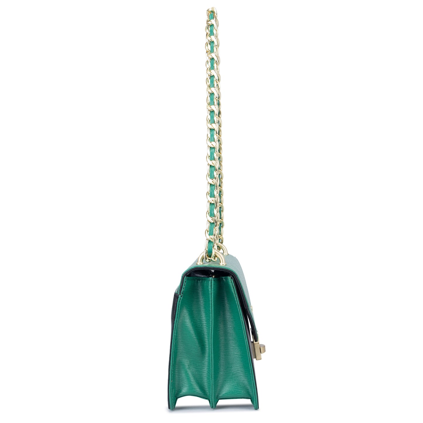 Grace Sling Bag - Green & Black