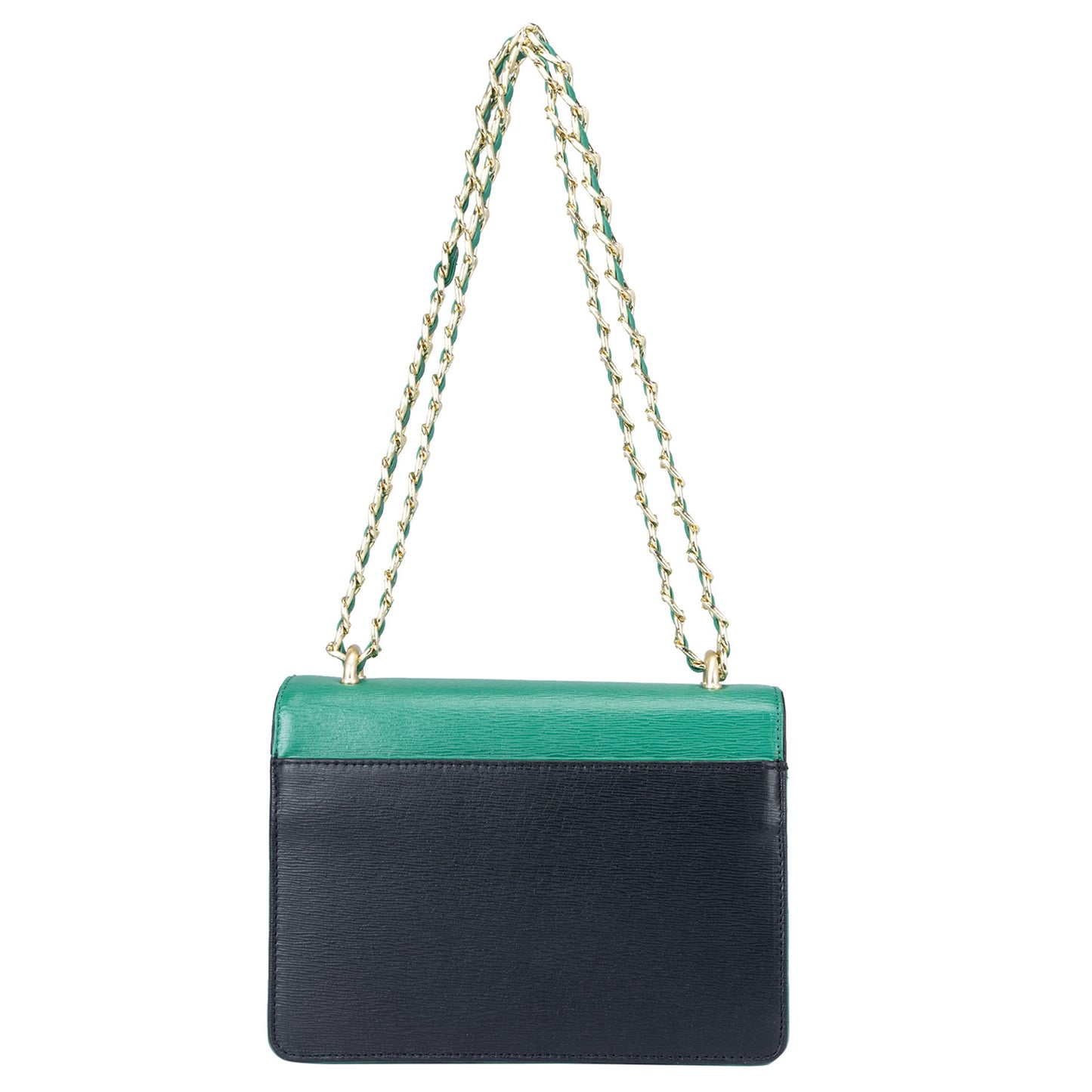 Grace Sling Bag - Green & Black