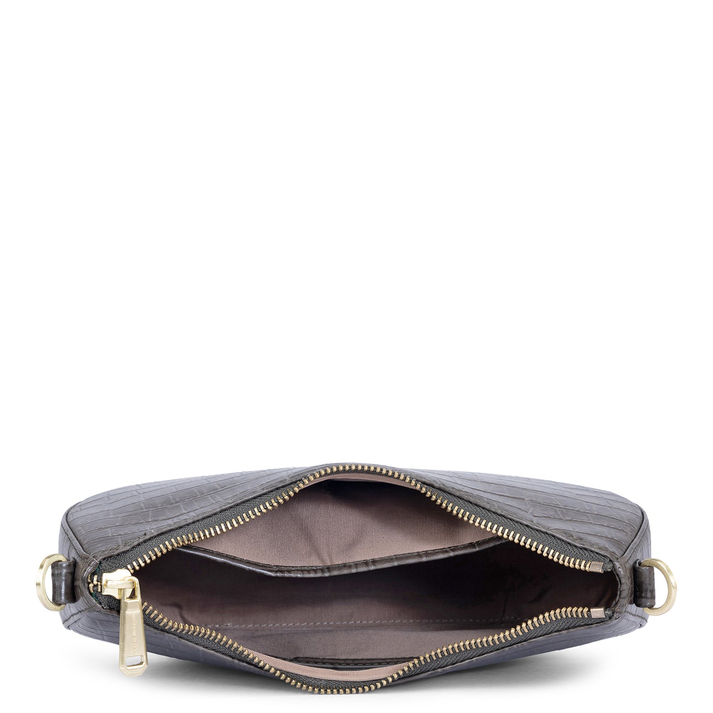Emma Baguette Bag - Grey