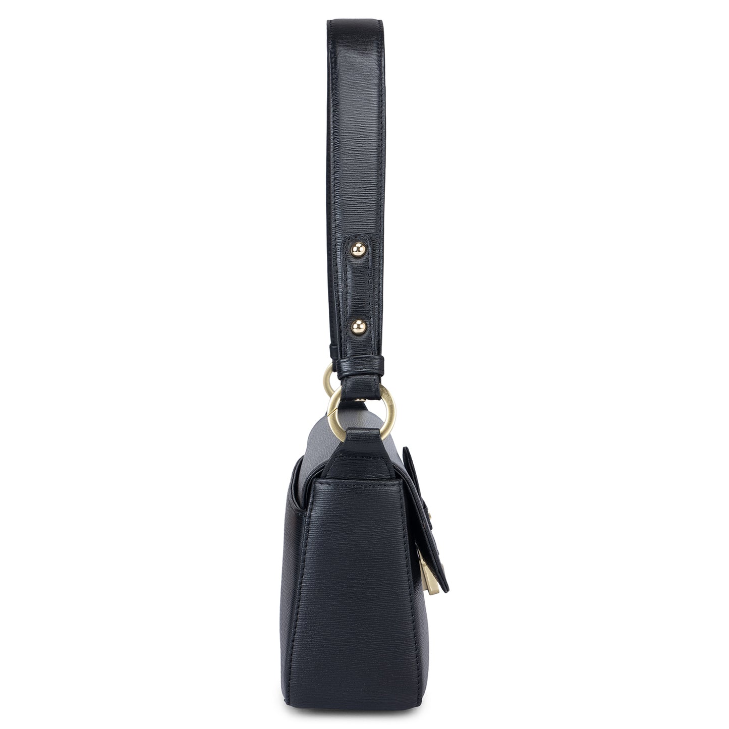 Eva Baguette Bag - Black
