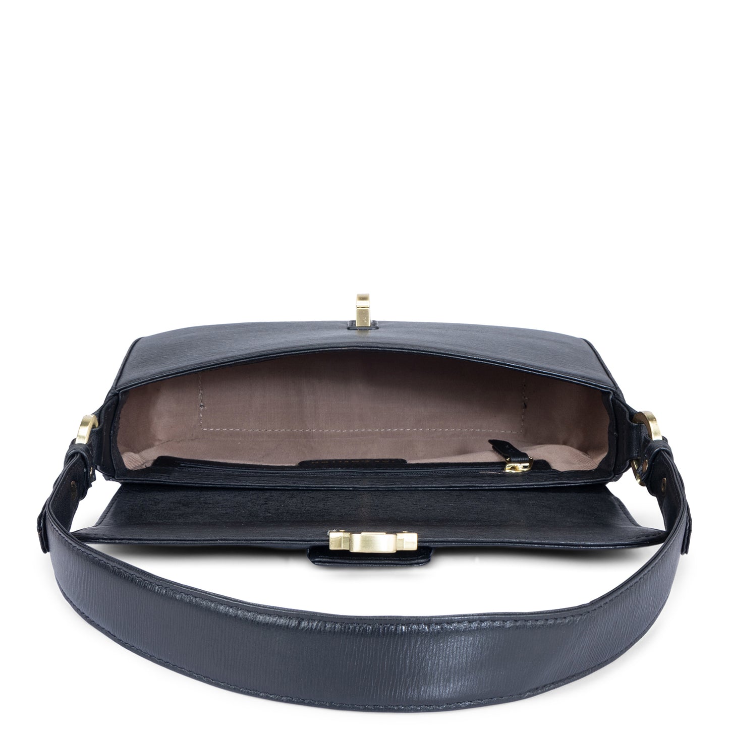 Eva Baguette Bag - Black