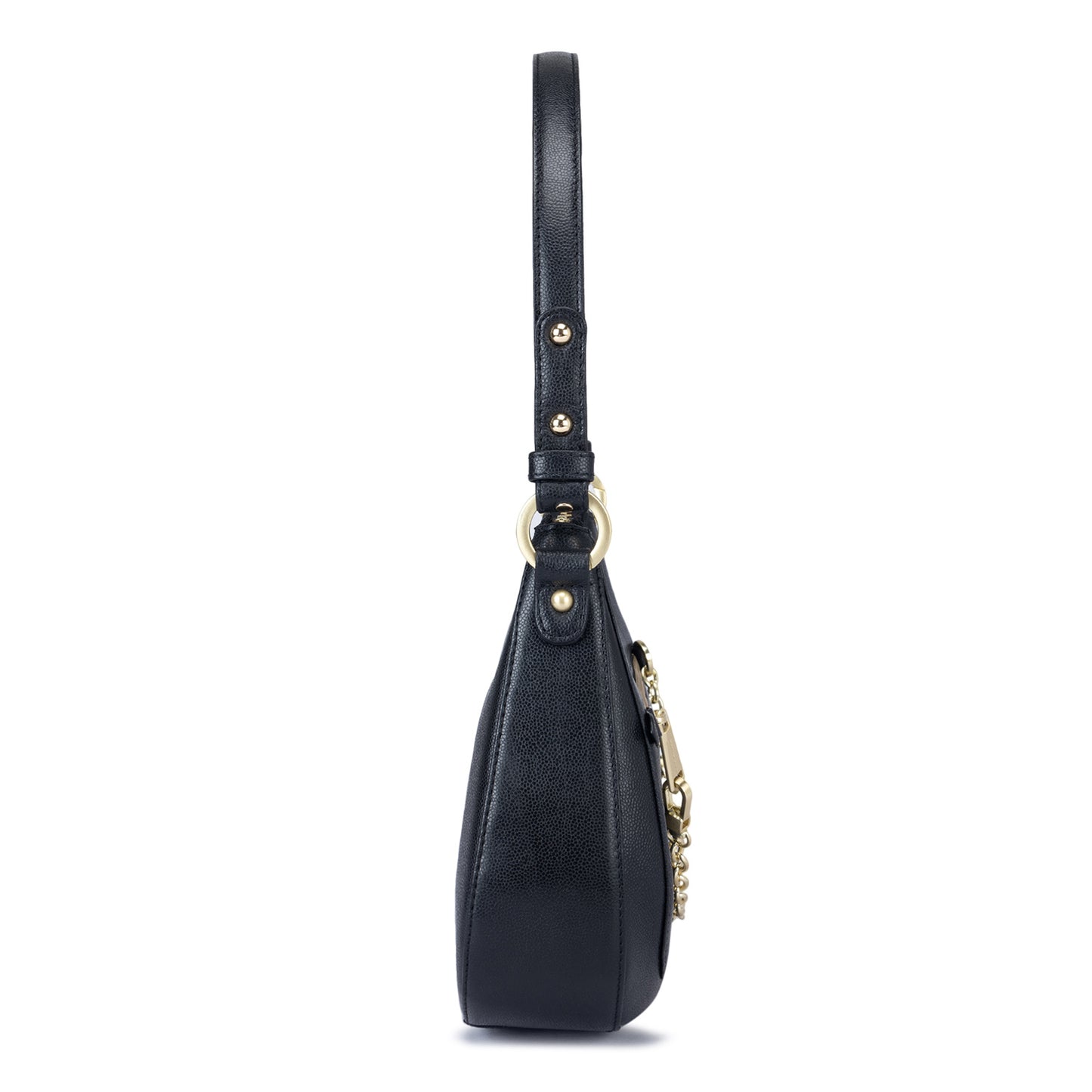 Elyn Baguette Bag - Black