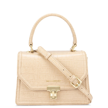 Olga Satchel Bag- Beige