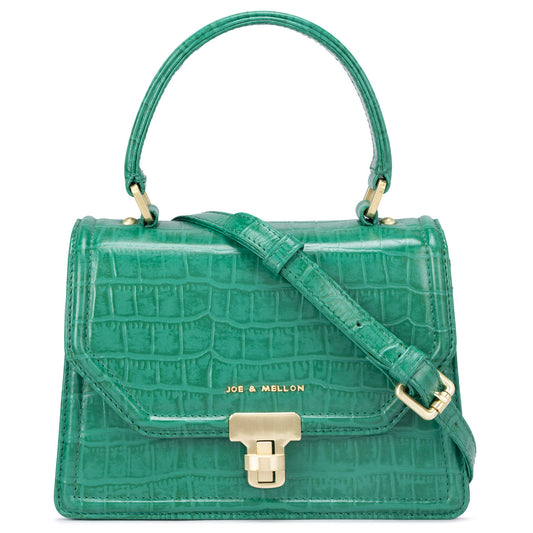 Olga Satchel Bag-Green