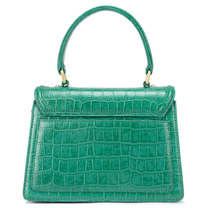Olga Satchel Bag-Green