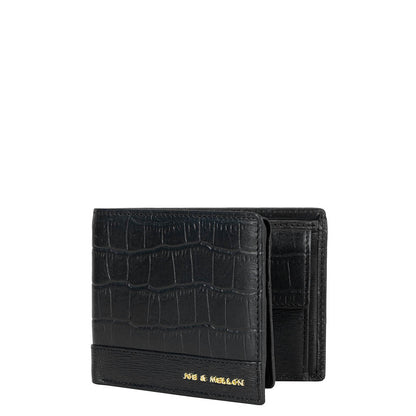 Locus Men Wallet & Belt Gift Set- Black