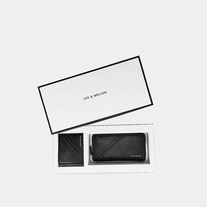 Cion Mens & Ladies Wallet Gift Set - Black