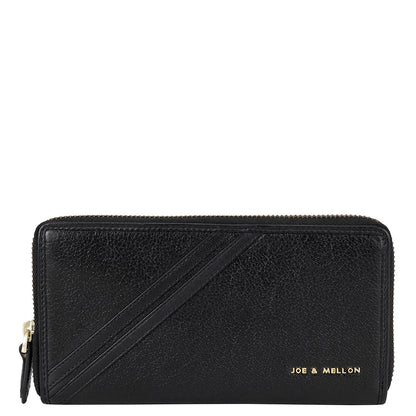 Cion Men Wallet & Ladies Wallet Gift Set- Black
