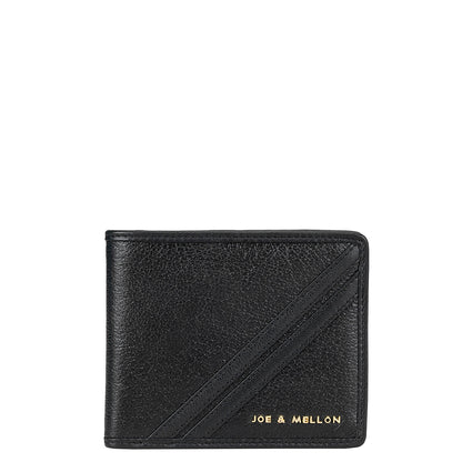 Cion Men Wallet & Ladies Wallet Gift Set- Black