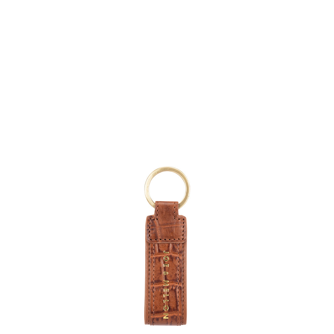 Arden Men Wallet & Key Chain Gift Set- Cognac
