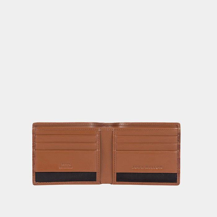Arden Mens Wallet & Key Chain Gift Set- Cognac