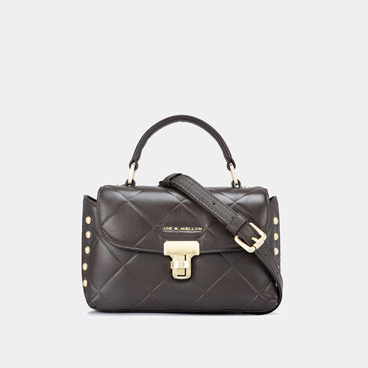 Eva Satchel Bag-Brown