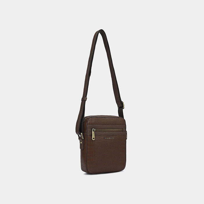 Palmer Men Sling Bag - Brown