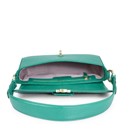 Eva Baguette Bag - Green