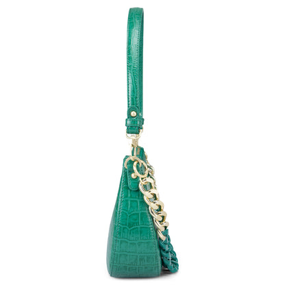 Emma Baguette Bag - Green