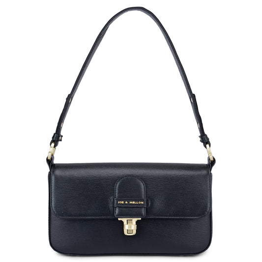 Eva Baguette Bag - Black