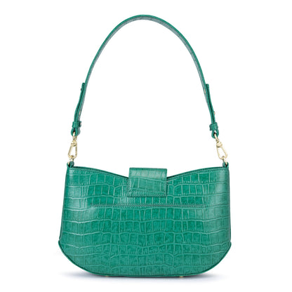Donna Baguette Bag - Green