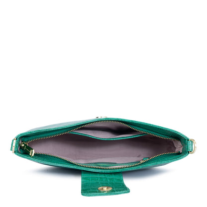 Donna Baguette Bag - Green