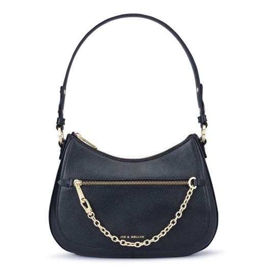 Elyn Baguette Bag - Black